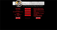 Desktop Screenshot of dougsautoparts.com